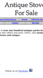 Mobile Screenshot of antique-cast-iron-stoves.com