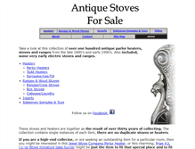 Tablet Screenshot of antique-cast-iron-stoves.com